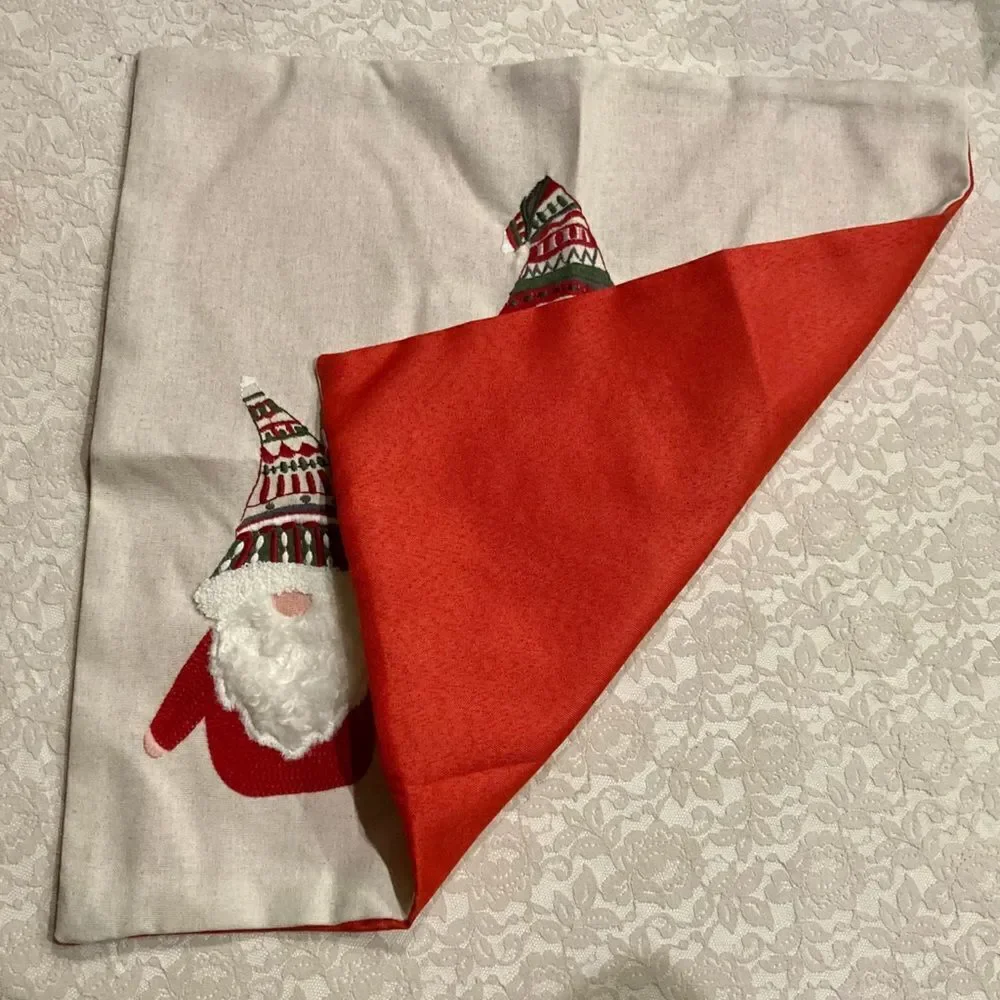Gnome Christmas Pillow Cover